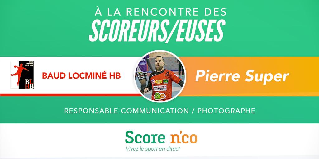 Pierre Super - Baud Locminé Handball interview Score'n'co