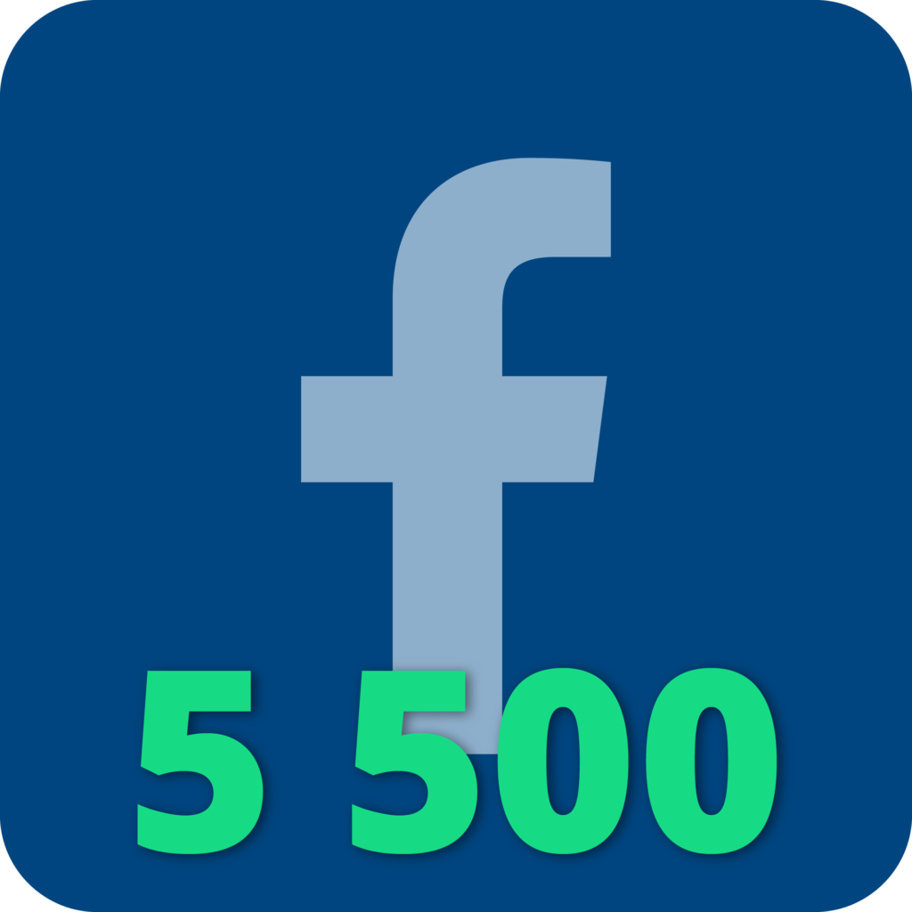 Facebook 5 500 abonnés